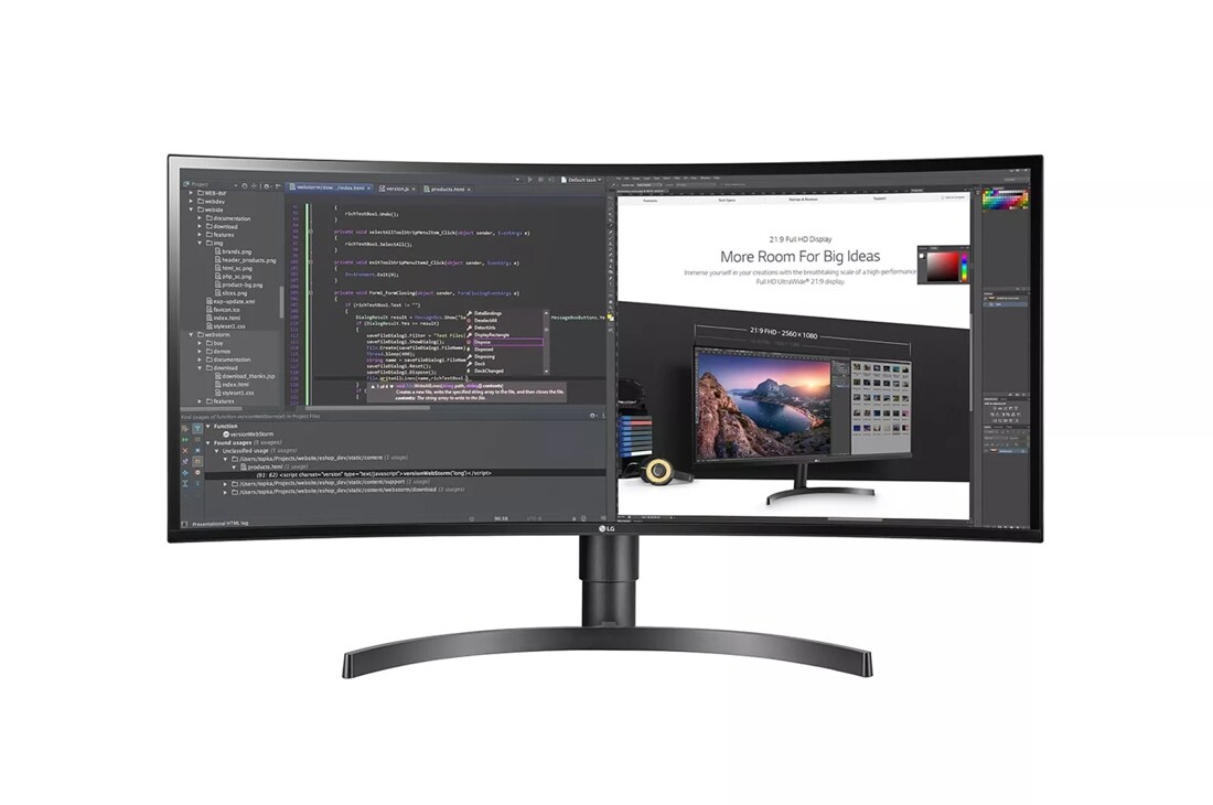 LG 34" Curved Ultrawide (34WN80C-B) - Authentic Infosystem