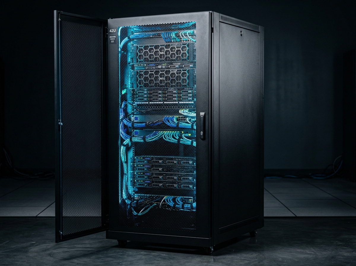 42U Server Rack Cabinet (RACK-42U-PRO) - Authentic Infosystem